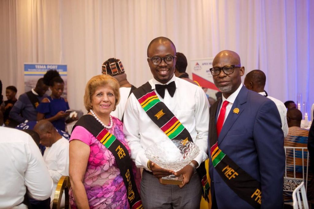 Scofray Yeboah claims Millinium Excellence Foundation Award For Youth Mentorship