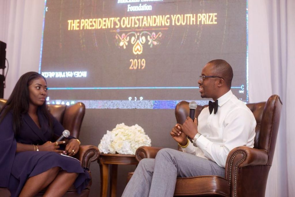 Scofray Yeboah claims Millinium Excellence Foundation Award For Youth Mentorship