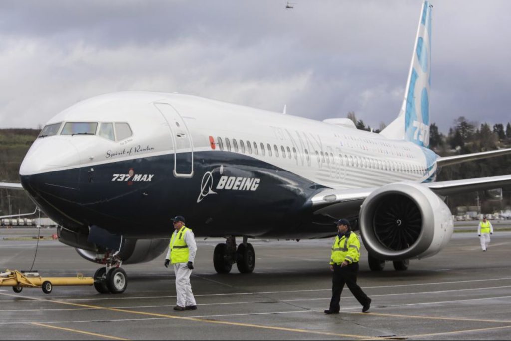 Boeing 737 MAX jet successfully completes first flight