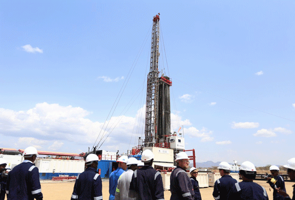 The Ngamia 3 oil exploration site in Nakukulas Village, Turkana South Sub-County, on July 13, 2014. Oil could earn Kenya at least Sh66 billion a year in sales and windfall tax. PHOTO | BILLY MUTAI | NATION MEDIA GROUP