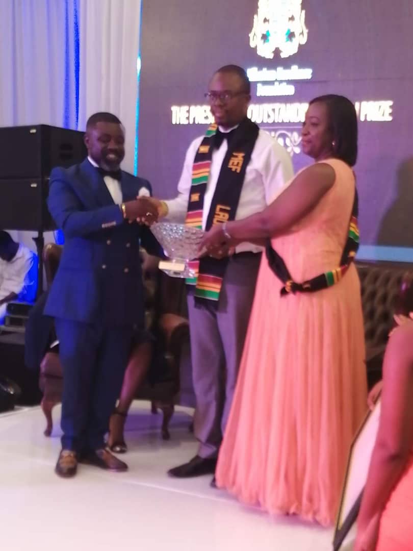 Scofray Yeboah claims Millinium Excellence Foundation Award For Youth Mentorship